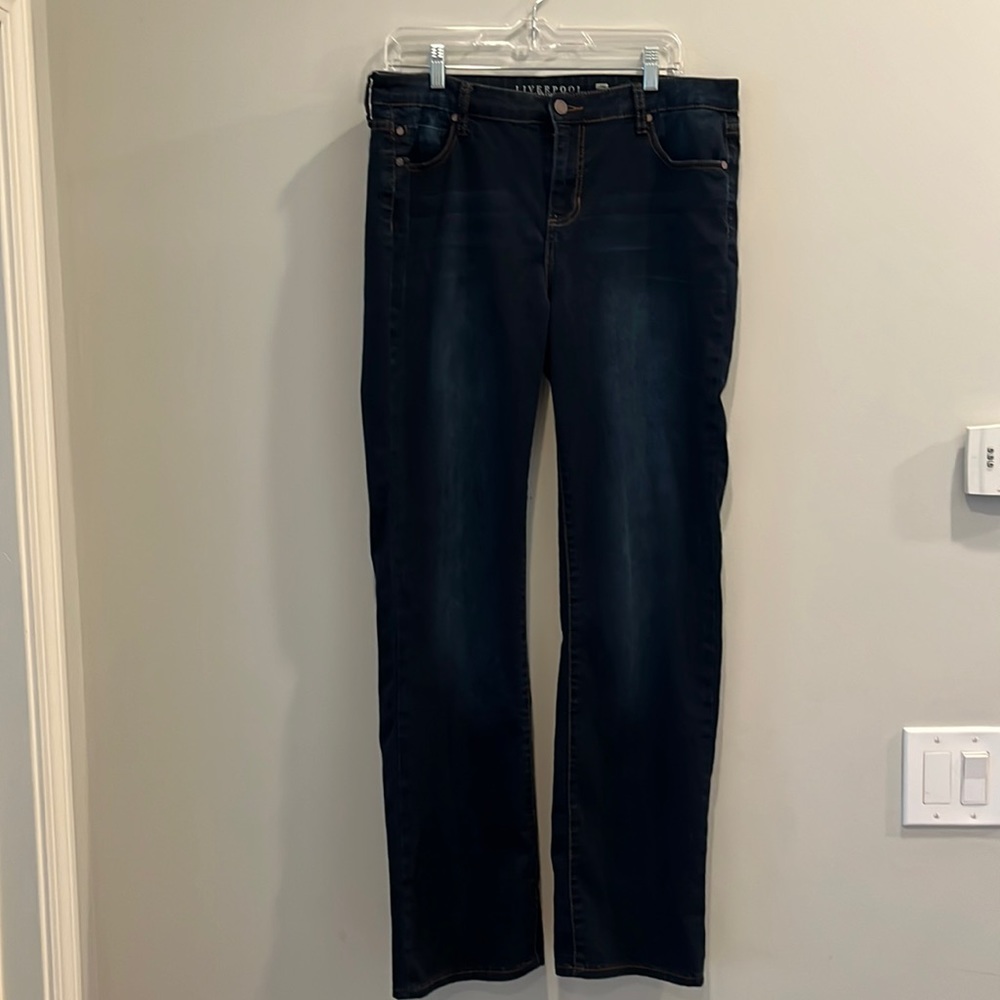Liverpool women’s jeans.  Bootcut.  Size 14 long